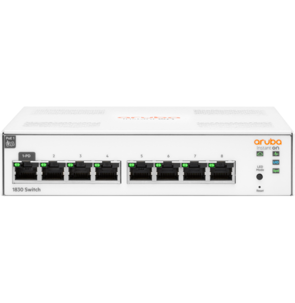 HPE Aruba Instant On 1830 8G Commutateur Non PoE